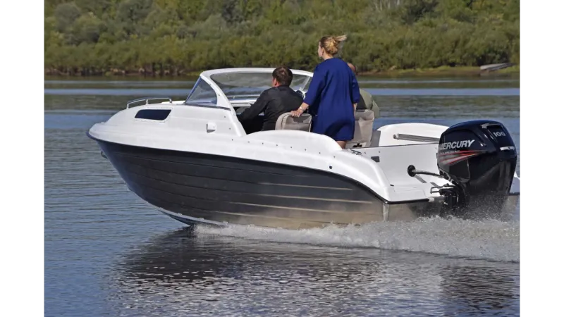 Алюминиевая лодка Neman-550 с каютой, фото: 17