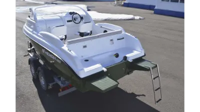 Алюминиевая лодка Neman-550 с каютой обложка