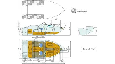 Лодка Neman-530 с каютой