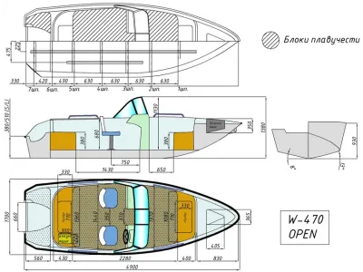 Лодка Wyatboat-470 Open