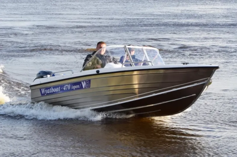 Стеклопластиковая лодка Wyatboat-470 Open, фото: 38