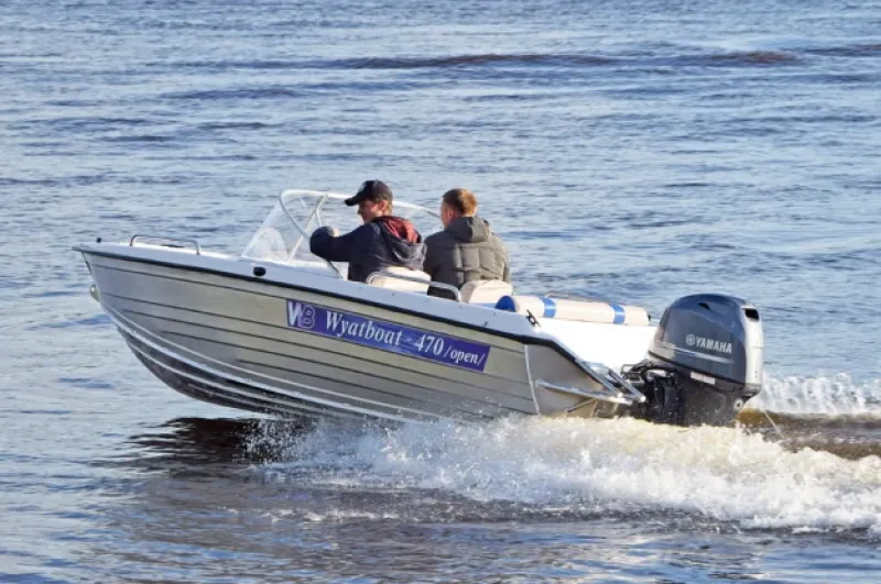 Стеклопластиковая лодка Wyatboat-470 Open, фото: 37