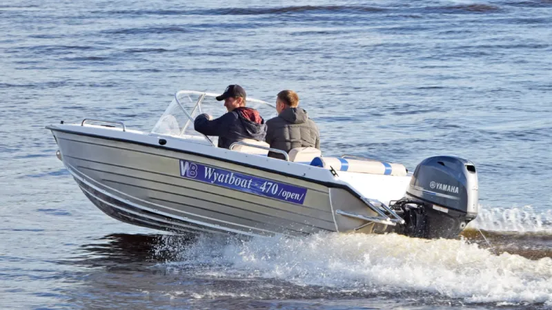 Стеклопластиковая лодка Wyatboat-470 Open, фото: 18