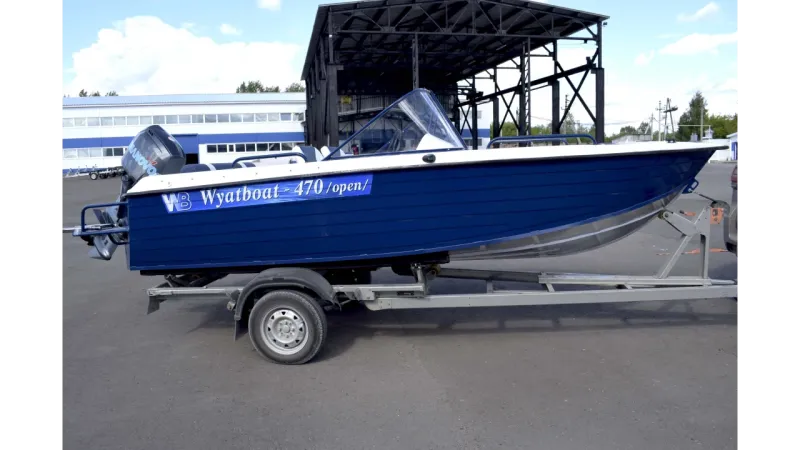 Стеклопластиковая лодка Wyatboat-470 Open, фото: 1