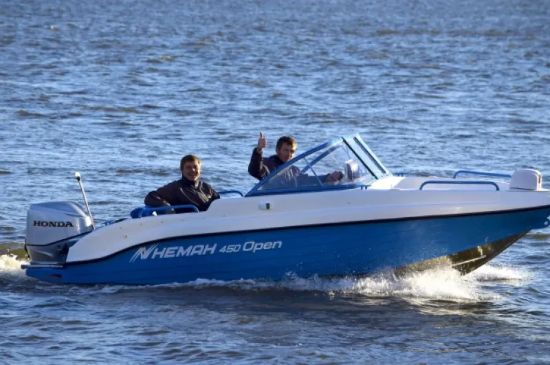 Стеклопластиковая лодка Neman-450 Open, фото: 17