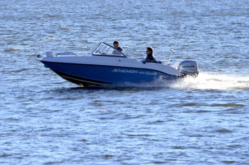 Стеклопластиковая лодка Neman-450 Open, фото: 15