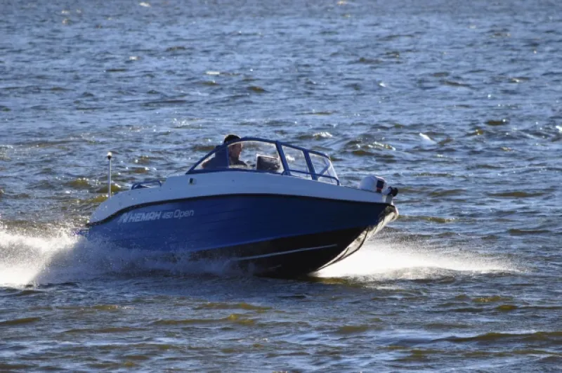 Стеклопластиковая лодка Neman-450 Open, фото: 10