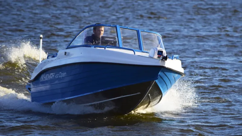 Стеклопластиковая лодка Neman-450 Open, фото: 5