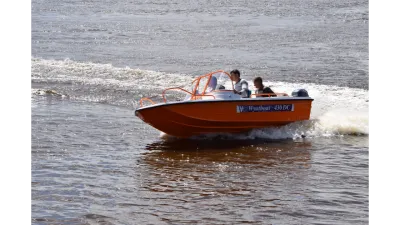 Стеклопластиковая лодка Wyatboat-430 DC обложка