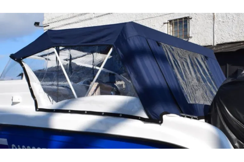 Стеклопластиковая лодка Neman-550 с каютой, фото: 18