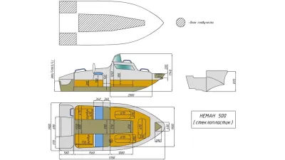Лодка Neman-500