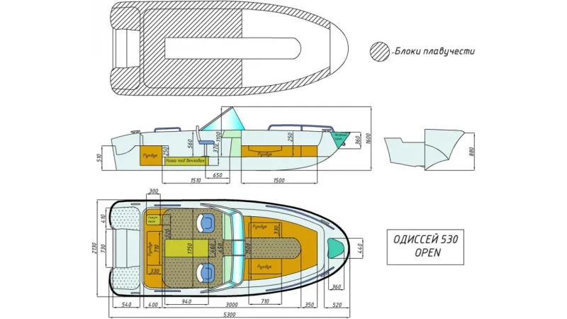 Моторная лодка Neman-530 Open, фото: 8