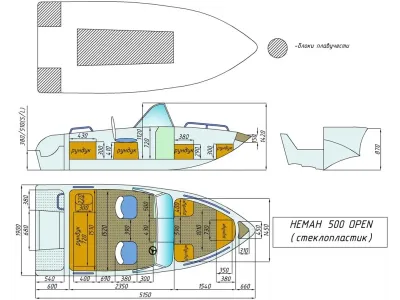 Лодка Neman-500 Open