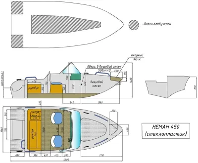 Лодка Neman-450
