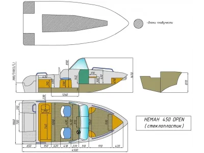 Лодка Neman-450 Open