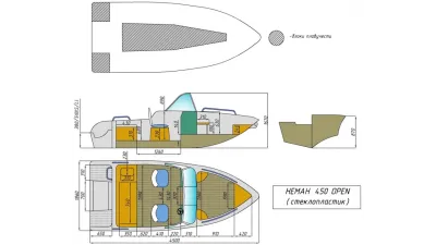 Лодка Neman-450 Open