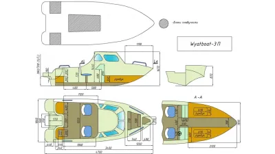 Лодка Wyatboat-3 П (полурубка)