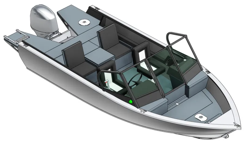 Моторная лодка Салют Pro 480 Neo Fish, фото: 9