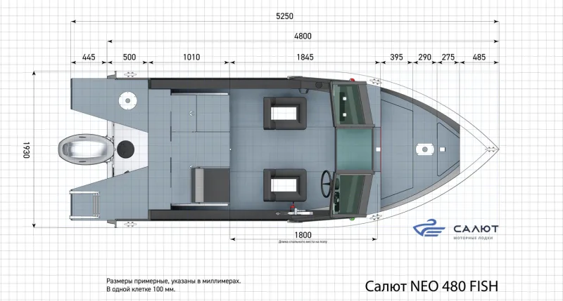 Схема Салют 480 Neo Fish
