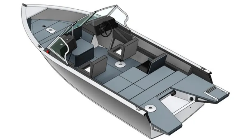 Моторная лодка Realcraft 470 Fish Pro, фото: 7