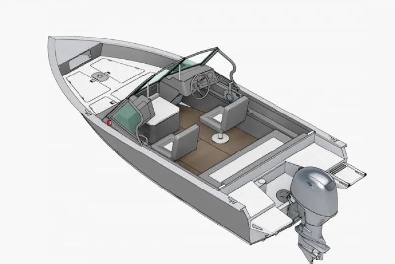 Моторная лодка REALCRAFT 460 FISH, фото: 27