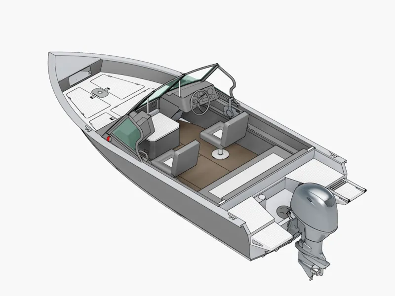 Моторная лодка REALCRAFT 460 FISH, фото: 3