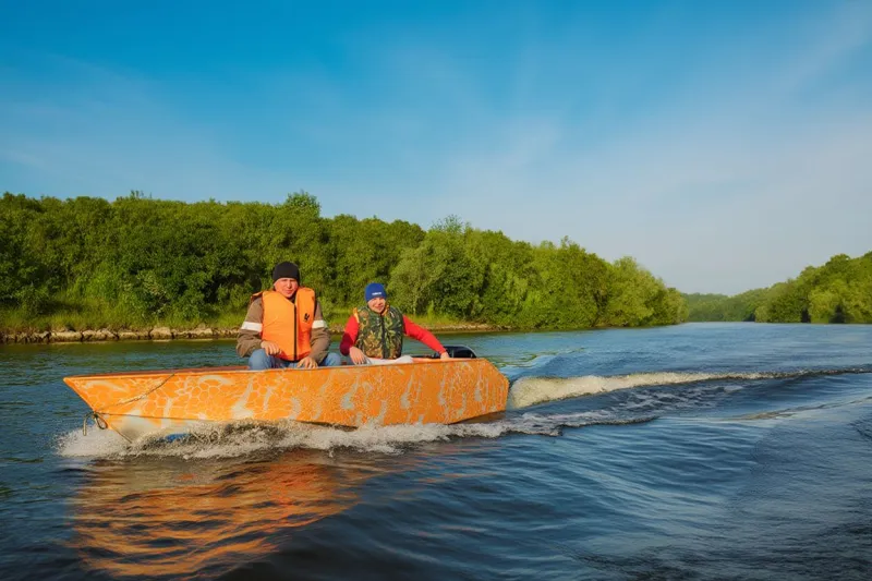 Пластиковая лодка Север 380, фото: 2