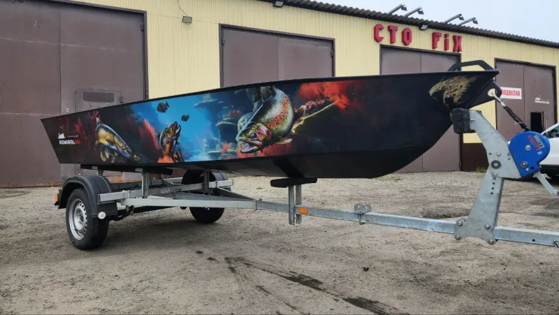 Пластиковая лодка Сибирячка 430, фото: 12