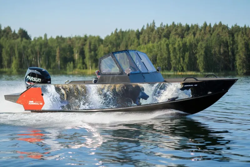 Пластиковая лодка Жемчужина Сибири 460, фото: 3
