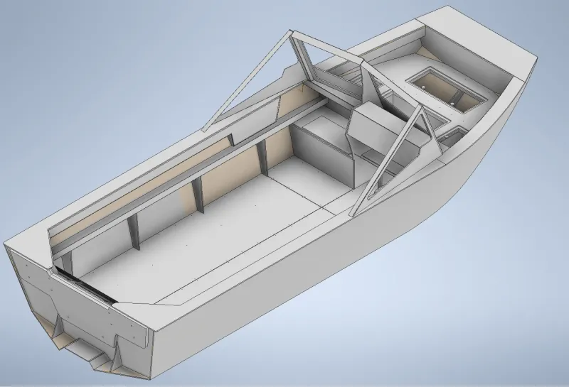 Моторная лодка Ермак 530 Jet, фото: 11