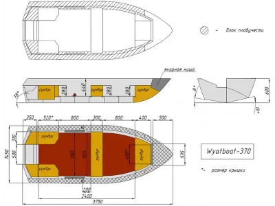 Лодка Wyatboat-370 Р