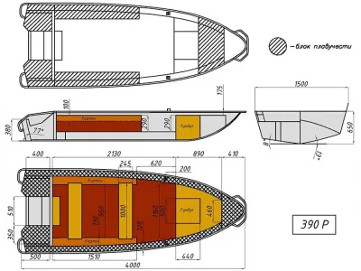 Лодка Wyatboat-390 P