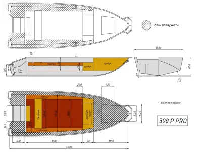 Лодка Wyatboat-390Р PRO