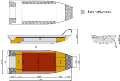 Лодка Wyatboat-430 Master