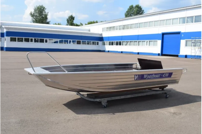Алюминиевая лодка Wyatboat-430 Master Fish, фото: 27