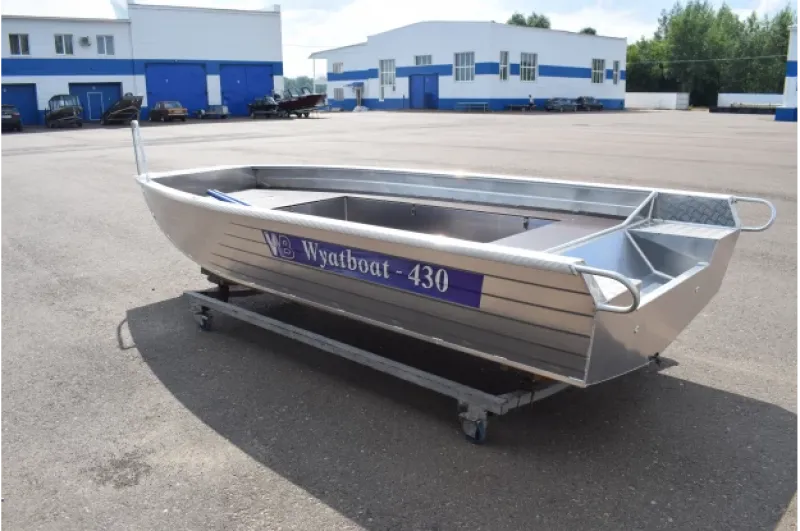Алюминиевая лодка Wyatboat-430 Master Fish, фото: 26