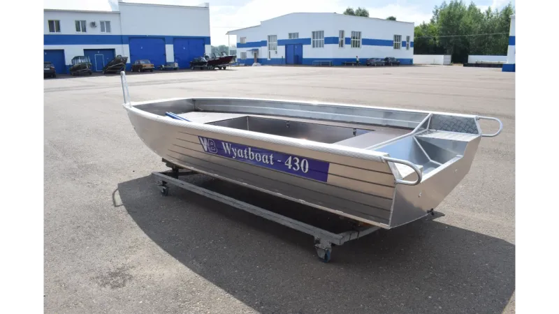 Алюминиевая лодка Wyatboat-430 Master Fish, фото: 12