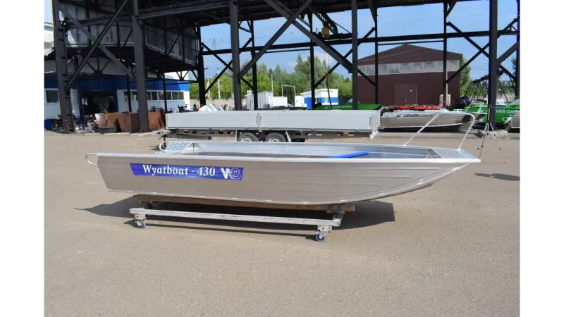 Алюминиевая лодка Wyatboat-430 Master Fish, фото: 8