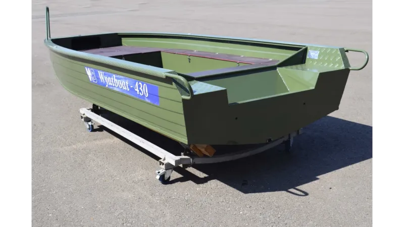 Алюминиевая лодка Wyatboat-430 Master Fish, фото: 5