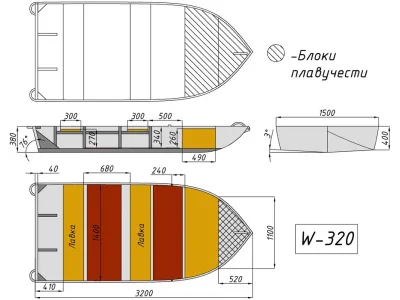 Лодка Wyatboat-320