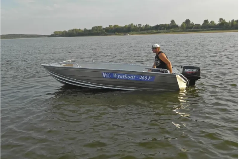 Алюминиевая лодка Wyatboat-460 P, фото: 14