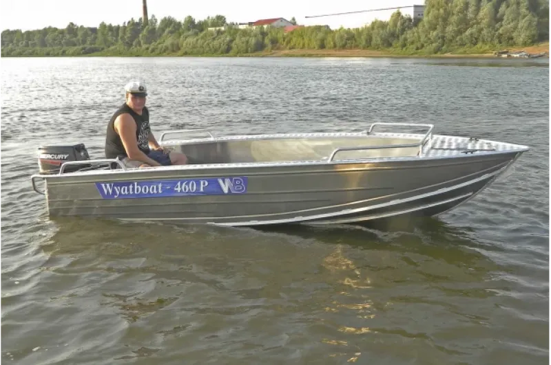 Алюминиевая лодка Wyatboat-460 P, фото: 9