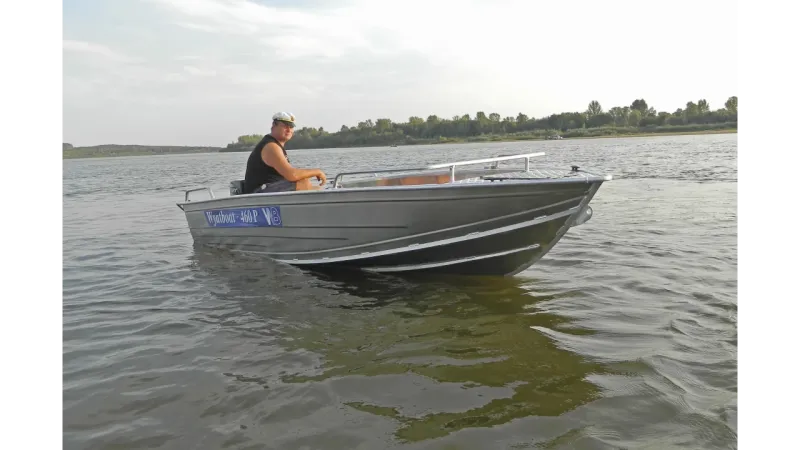 Алюминиевая лодка Wyatboat-460 P, фото: 7