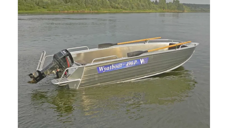 Алюминиевая лодка Wyatboat-490 P, фото: 8