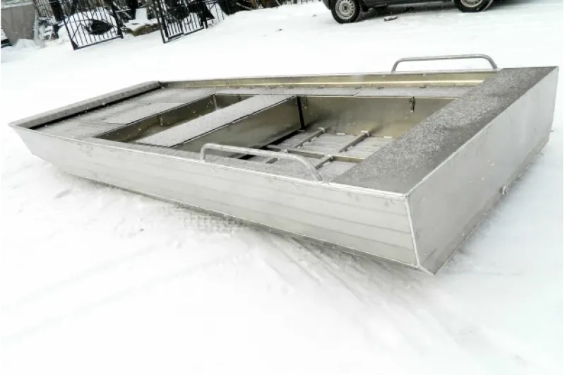 Алюминиевая лодка Wyatboat-390 Jonboat, фото: 8