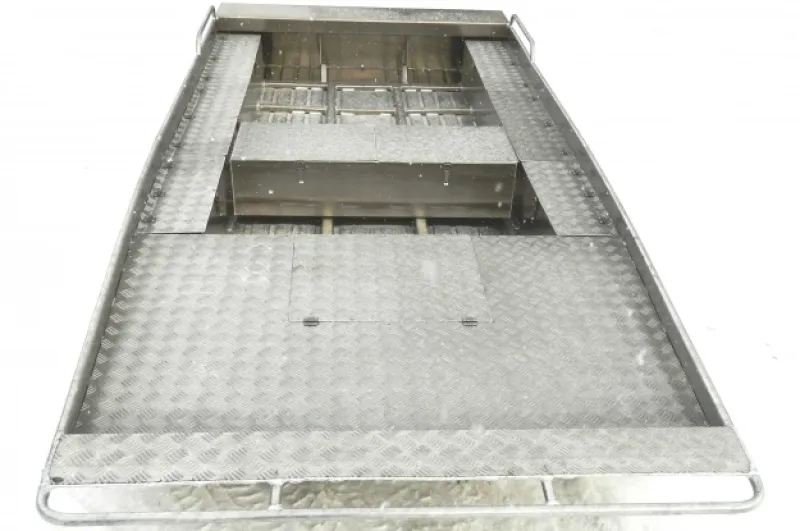 Алюминиевая лодка Wyatboat-390 Jonboat, фото: 7