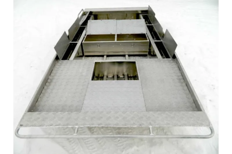 Алюминиевая лодка Wyatboat-390 Jonboat, фото: 5