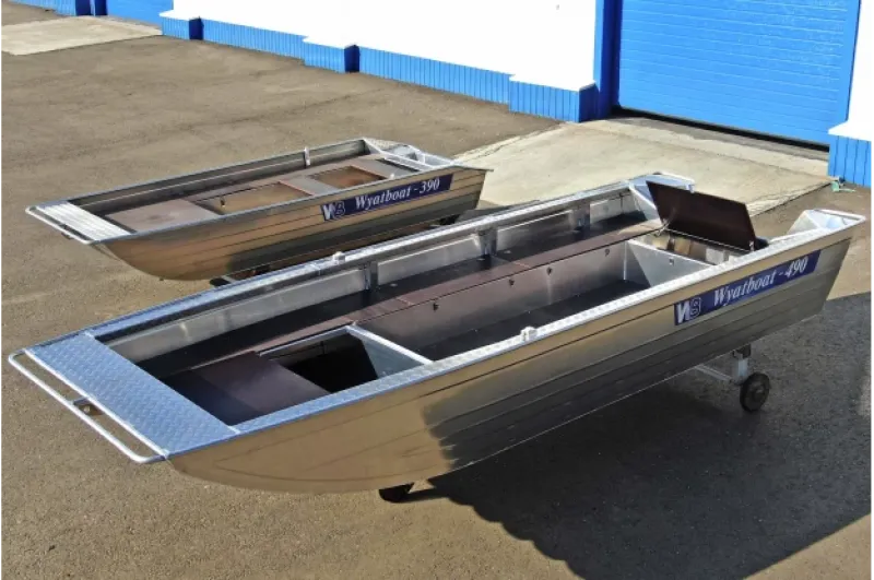 Алюминиевая лодка Wyatboat-490 Jonboat, фото: 29