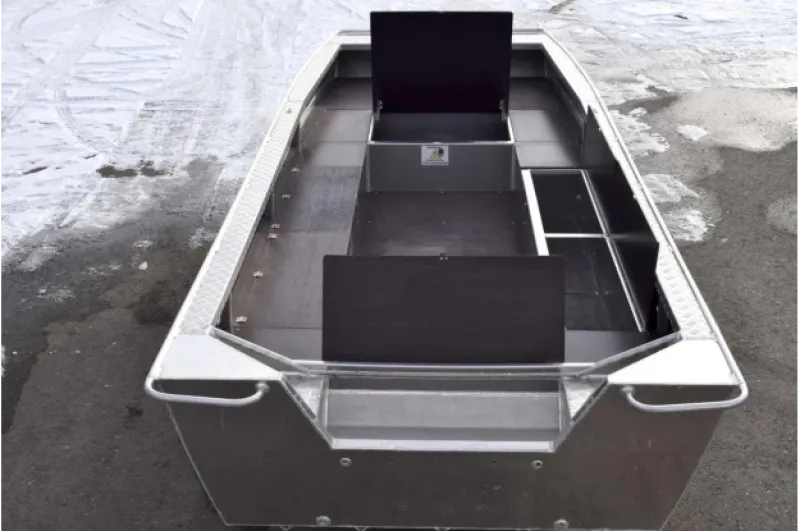 Алюминиевая лодка Wyatboat-490 Jonboat, фото: 27
