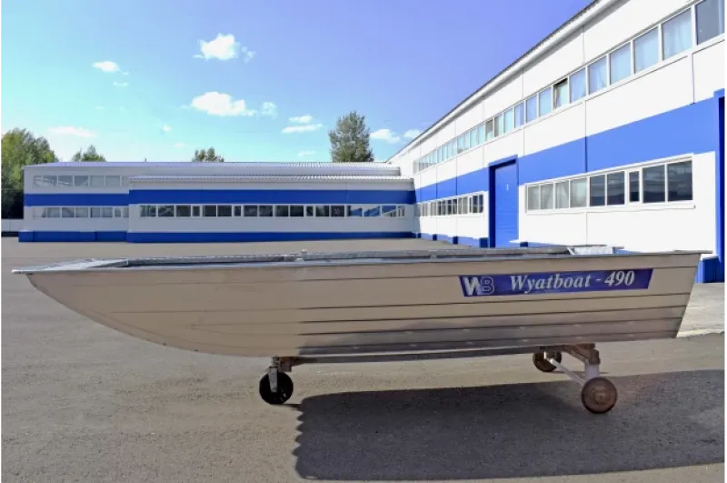Алюминиевая лодка Wyatboat-490 Jonboat, фото: 19